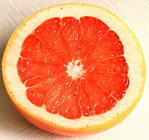 Grapefruit Schnitt rose Zypern