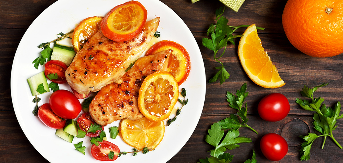 citrus roasted chicken recipe by pittman and davis