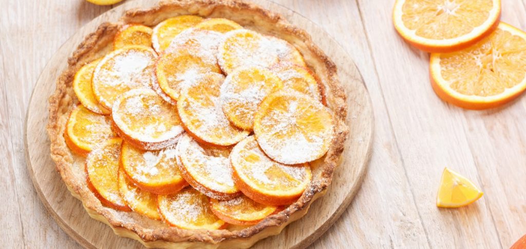 Honeybell Citrus Pie for National Pie Day by Pittman and Davis