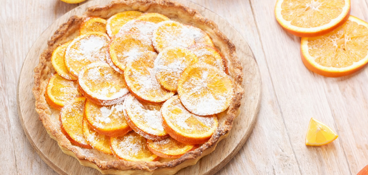 Honeybell Citrus Pie for National Pie Day by Pittman and Davis